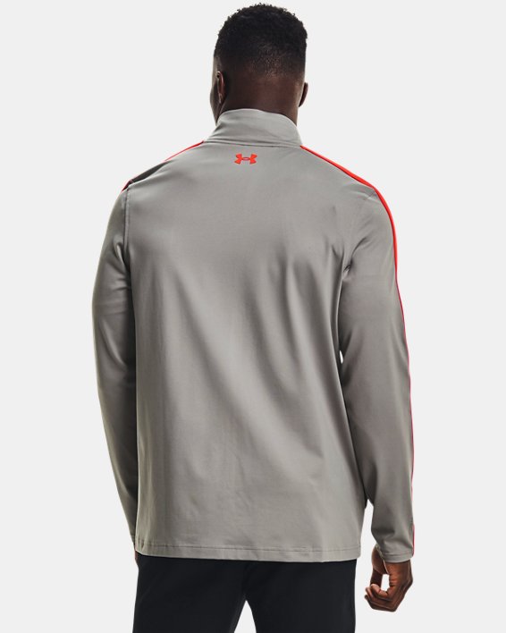 Men's UA Storm Midlayer Full-Zip Golf Jacket, Gray, pdpMainDesktop image number 1